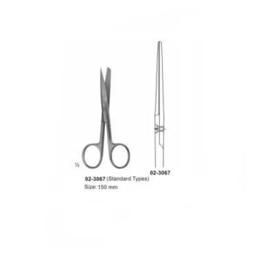 Surgical Scissor Sharp-Blunt Straight 150 mm