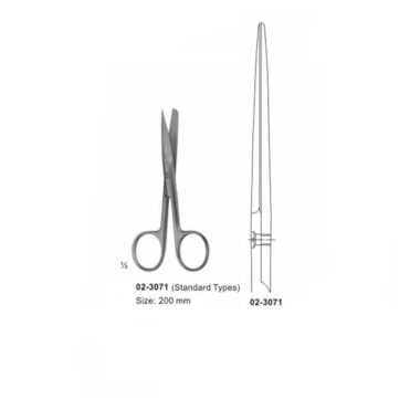 Surgical Scissor Sharp-Blunt Straight 200 mm