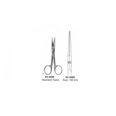 Surgical Operating Scissors Sharp-Sharp Straight 150 mm