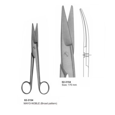 MAYO NOBLE Dissecting Scissor Curved 170 mm