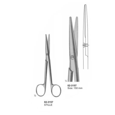 STILLE Dissecting Surgical Scissor Straight 150 mm