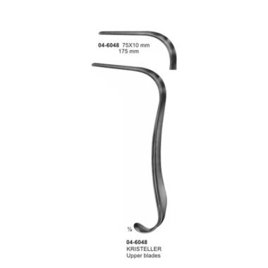 Kristeller Vaginal Specula 75x10 mm Length 175 mm