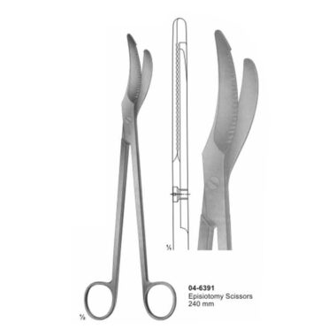 Episiotomy Scissors 240 mm