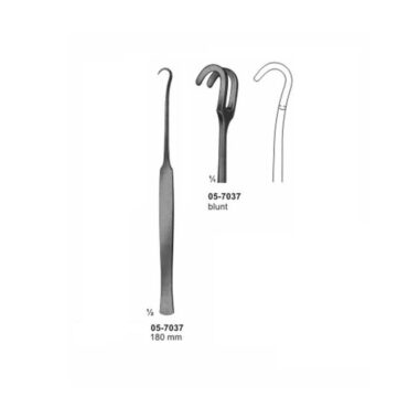 Tracheal Hooks blunt 180 mm