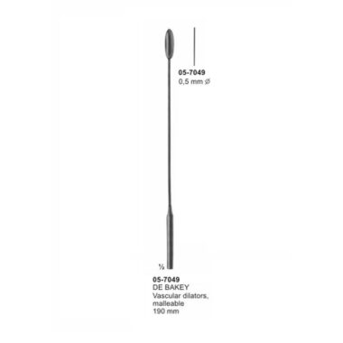 DE BAKEY Vascular Dilators Malleable diameter 0,5mm length 190 mm