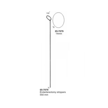 Endarterectomy Strippers Tourniquets length 14 mm