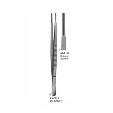 DE BAKEY Atraumata Dissecting Forceps 3.5 mm Length 240 mm