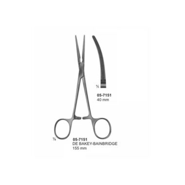 DE BAKEY BAINBRIDGE Haemostatic Forceps 40 mm Length 155 mm