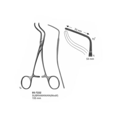 SUBRAMANIAN Aorta Clamps 53 mm Length 155 mm