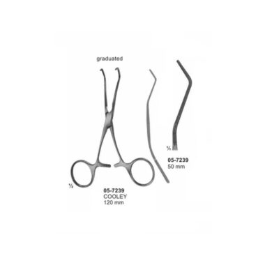 COOLEY Anastomosis Clamps Pediatric Type 50 mm Length 120 mm