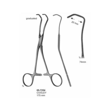 Cooley Anastomosis Clamps Multi-Purpose Size 175 mm
