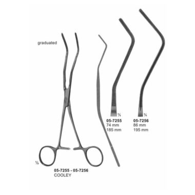 Cooley Multi-Purpose Clamps Angled Pediatric Types 185 & 195 mm