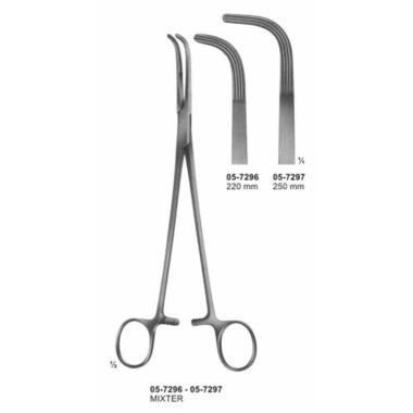 Mixter Dissecting And Ligature Forceps Vessel Clamps 250 mm