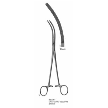 Crafoord-Sellors Auricle Elastic Clamps 240 mm