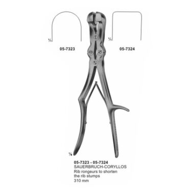 Sauerbruch-Coryllos Rib Rongeur 310 mm