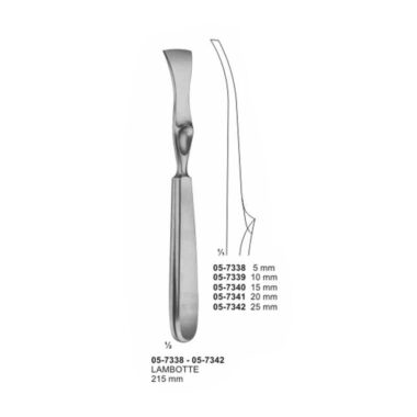 Lambotte Rib Raspatories 215 mm
