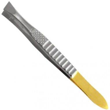 Tweezers Gold Plated (FOS-8508)